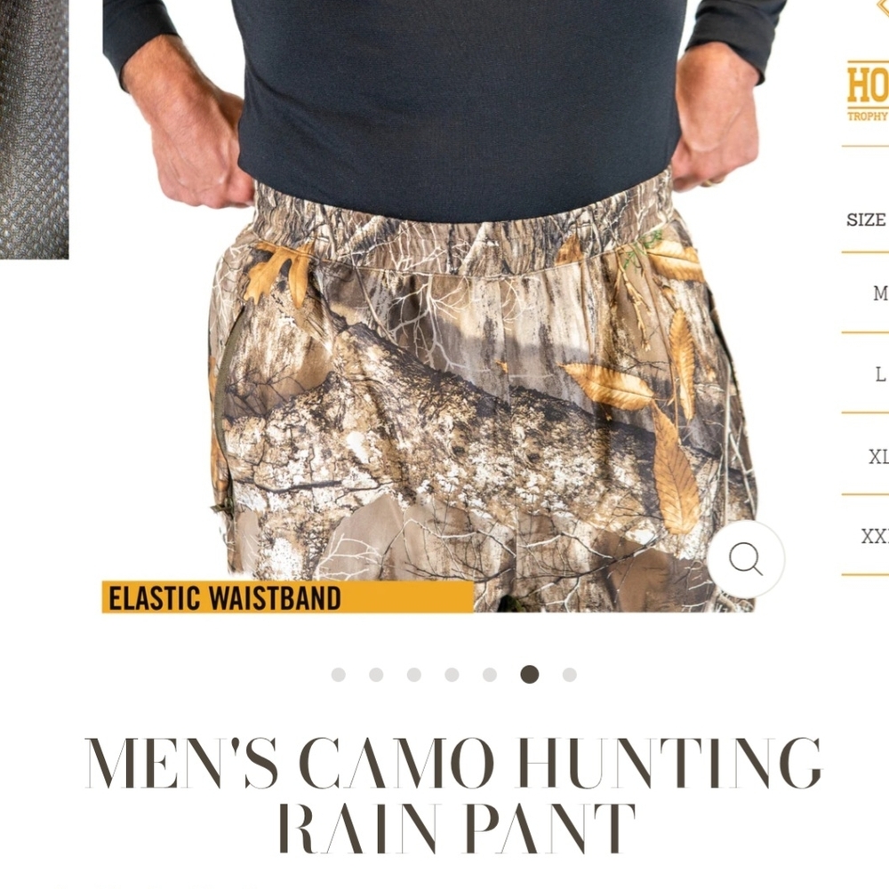 NWT Hotshot Waterproof Men's Veil Camo Hunting Pants - Picture 3 of 9